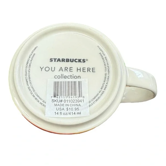 Starbucks 2013 Orlando Florida You Are Here YAH Coffee Mug Cup New in Box - Picture 6 of 6